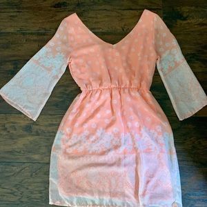 Anya Bohemian Peach Dress (Francesca’s)